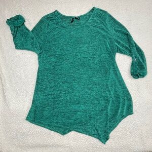 Women’s XL New Directions Green Tunic Top
